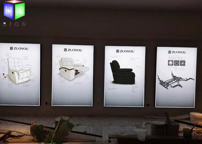 Imprägniern die dünne LED Aluminium Leuchtkasten-Anzeige des Geschäfts-für Geschäfts-vorderen Namen
