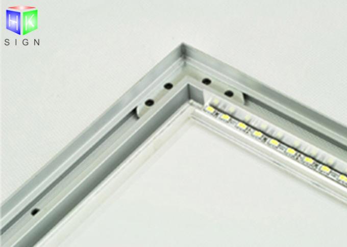 Doppeltes versah Lightbox mit Schnellrahmen, dünne LED-Lichtpaneel-acrylsaueranzeige mit Seiten