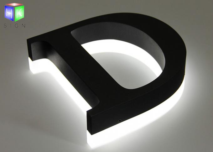 Des Einkaufszentrum-LED von hinten beleuchtete Kanal-Buchstabe-Zeichen-Anzeige 4 cm Zeichen-des Kasten-LED dick
