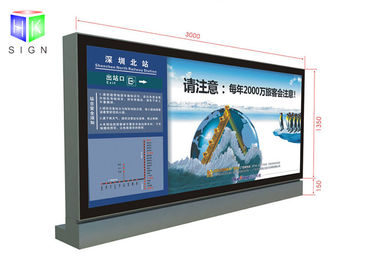 China Wand-große Fenster-Plakat-Halter, Flughafen-Leuchtkasten 3000 x 1500mm für die Werbung fournisseur