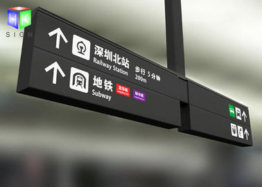 China Werbungs-kundenspezifische Leuchtkasten-Aluminiumzeichen, rechtwinkliges großes Lightbox fournisseur