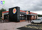 Boden, der beleuchtete Zeichen im Freien für Geschäfts-Siebdruck Burger King steht fournisseur