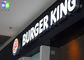 Boden, der beleuchtete Zeichen im Freien für Geschäfts-Siebdruck Burger King steht fournisseur