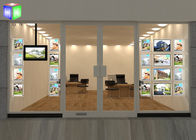 Hängende Leuchtkasten-Plakat-Rahmen-Reisebüro-Fenster-Anzeigen A4 Kristall-LED